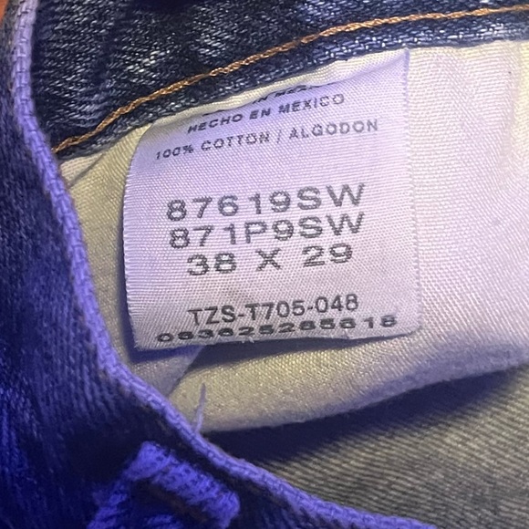 Size 38 by 29 vintage rustler pants. No flaws or rips, (baggy fit) - Picture 4 of 4